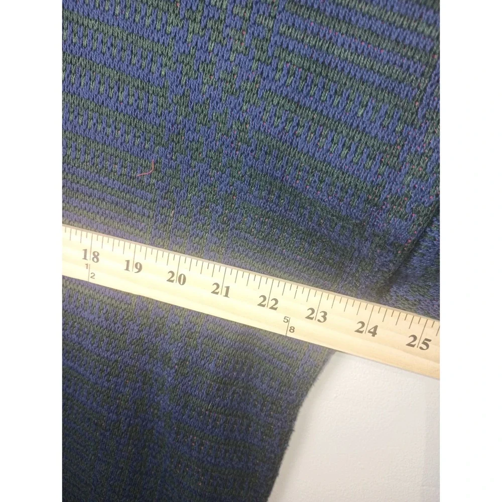Vantage Custom Classics Vintage Golf Knit Sweater Navy Blue Cotton USA‎ Womens L
